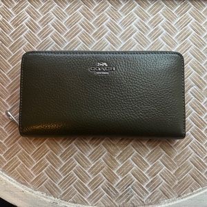 Coach Long Zip Around Wallet
